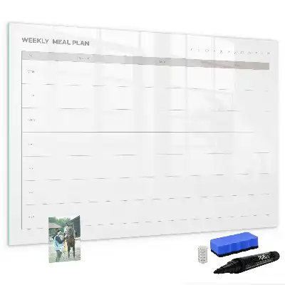 Tableau magnétique à dessiner modèle menu simple