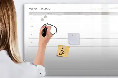 Tableau magnétique à dessiner modèle menu simple