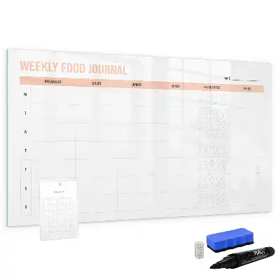 Planificateur de repas hebdomadaire tableau magnétique pour dessiner