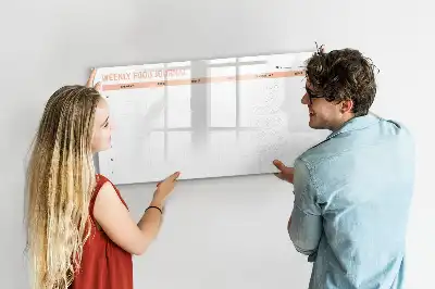 Planificateur de repas hebdomadaire tableau magnétique pour dessiner