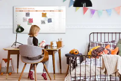 Planificateur de repas hebdomadaire tableau magnétique pour dessiner