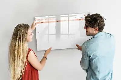 Planificateur de repas hebdomadaire tableau magnétique pour dessiner