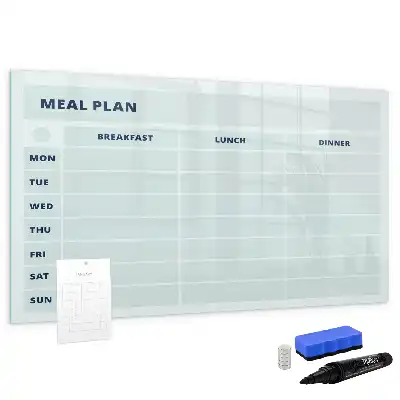 Tableau magnétique pour dessiner plan de repas pastel