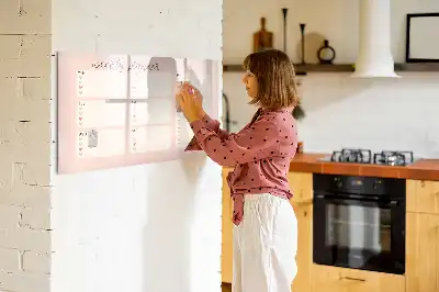 Tableau magnétique à dessiner planificateur hebdomadaire charmant