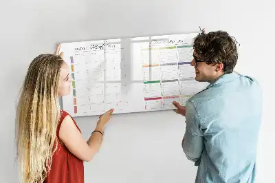 Tableau magnétique à dessiner menu hebdomadaire