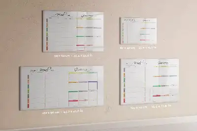 Tableau magnétique à dessiner menu hebdomadaire