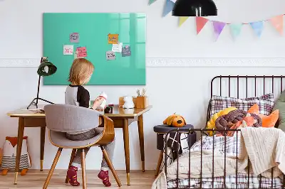 Tableau magnétique pour dessiner couleur turquoise