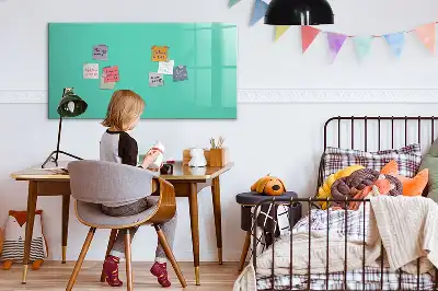 Tableau magnétique pour dessiner couleur turquoise