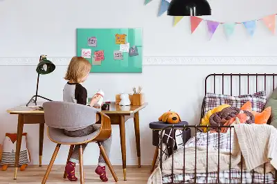 Tableau magnétique pour dessiner couleur turquoise