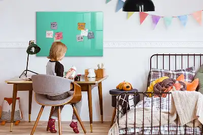 Tableau magnétique pour dessiner couleur turquoise