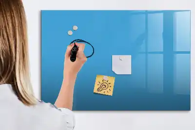Tableau magnétique à dessiner de couleur bleu clair