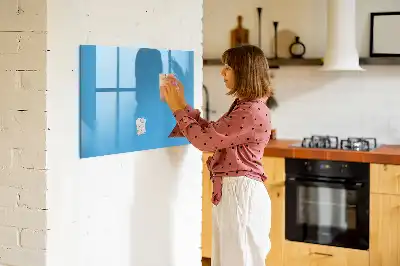 Tableau magnétique à dessiner de couleur bleu clair