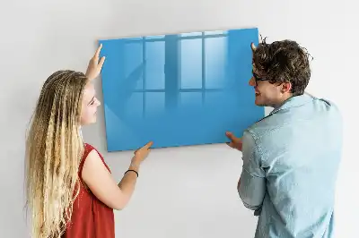 Tableau magnétique à dessiner de couleur bleu clair