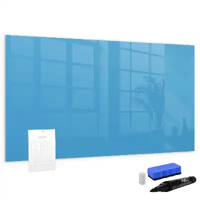Tableau magnétique à dessiner de couleur bleu clair