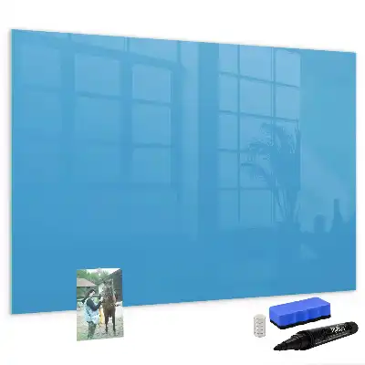 Tableau magnétique à dessiner de couleur bleu clair