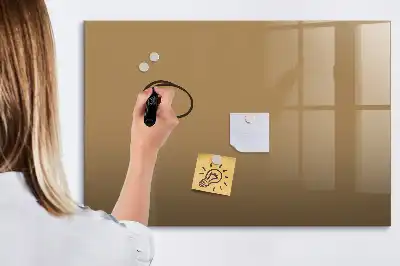 Tableau magnétique à dessiner de couleur beige foncé