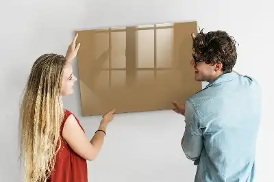 Tableau magnétique à dessiner de couleur beige foncé