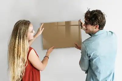 Tableau magnétique à dessiner de couleur beige foncé