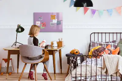 Tableau magnétique pour dessiner couleur lilas