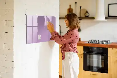 Tableau magnétique pour dessiner couleur lilas