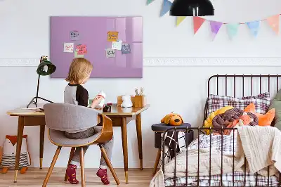 Tableau magnétique pour dessiner couleur lilas