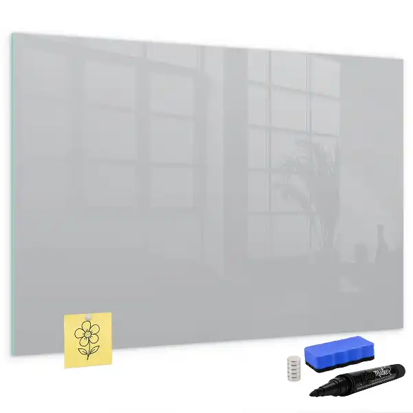 Tableau magnétique à dessiner couleur gris clair