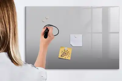 Tableau magnétique à dessiner couleur gris clair