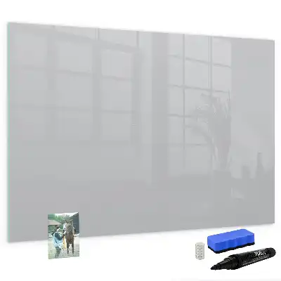 Tableau magnétique à dessiner couleur gris clair