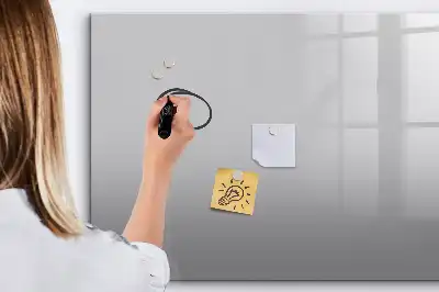 Tableau magnétique à dessiner couleur gris clair