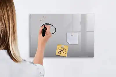 Tableau magnétique à dessiner couleur gris clair