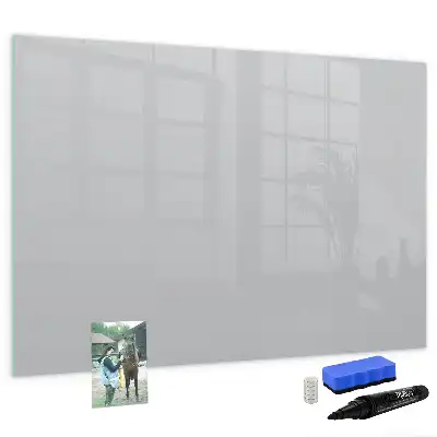 Tableau magnétique à dessiner couleur gris clair