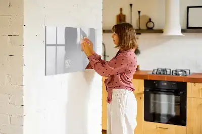Tableau magnétique à dessiner couleur gris clair