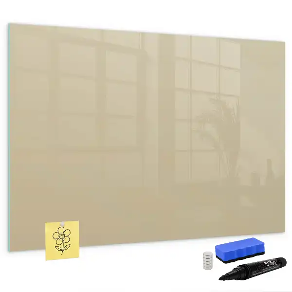 Tableau magnétique pour dessiner de couleur beige