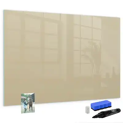 Tableau magnétique pour dessiner de couleur beige
