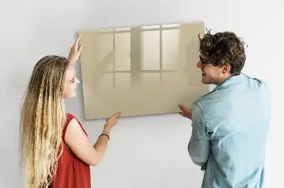 Tableau magnétique pour dessiner de couleur beige