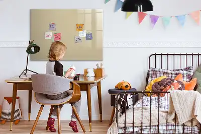 Tableau magnétique pour dessiner de couleur beige