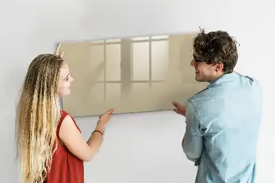 Tableau magnétique pour dessiner de couleur beige