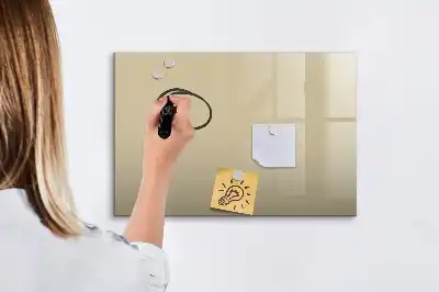 Tableau magnétique pour dessiner de couleur beige