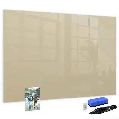 Tableau magnétique pour dessiner de couleur beige