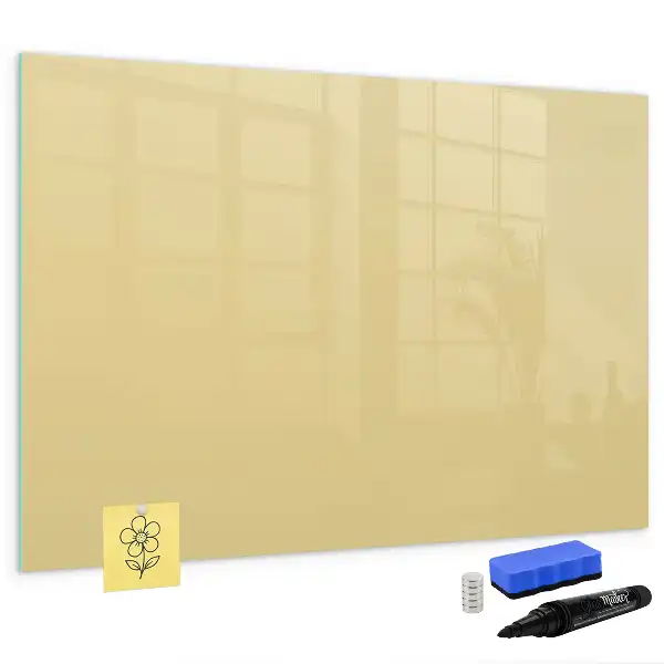 Tableau magnétique à dessiner de couleur crème