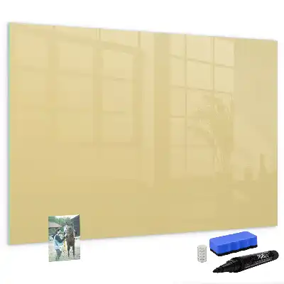 Tableau magnétique à dessiner de couleur crème
