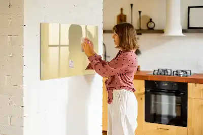 Tableau magnétique à dessiner de couleur crème