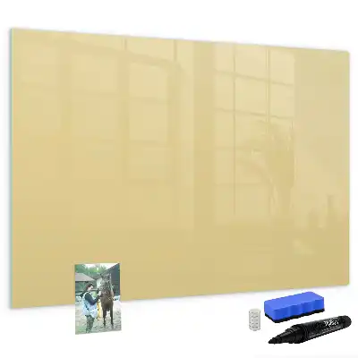 Tableau magnétique à dessiner de couleur crème