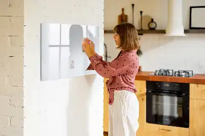 Tableau magnétique pour dessiner couleur blanc cassé