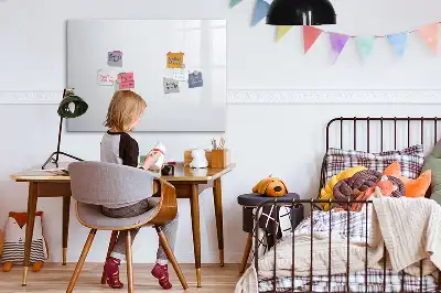 Tableau magnétique pour dessiner couleur blanc cassé