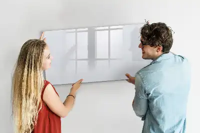 Tableau magnétique pour dessiner couleur blanc cassé