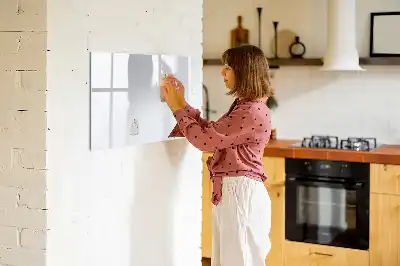 Tableau magnétique pour dessiner couleur blanc cassé