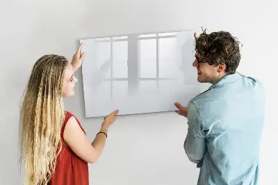 Tableau magnétique pour dessiner couleur blanc cassé