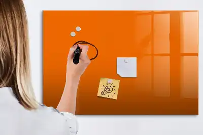 Tableau magnétique à dessiner de couleur orange