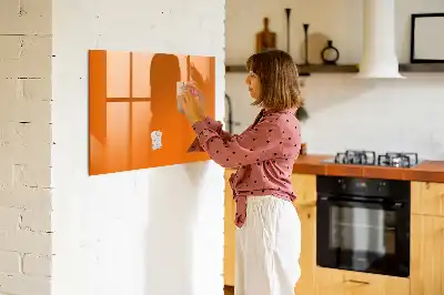Tableau magnétique à dessiner de couleur orange